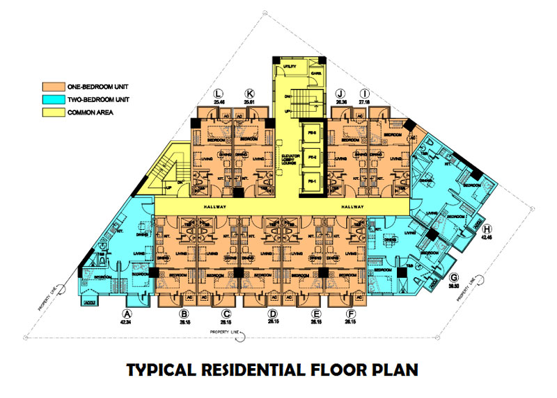 Typical Residential Floor Plan